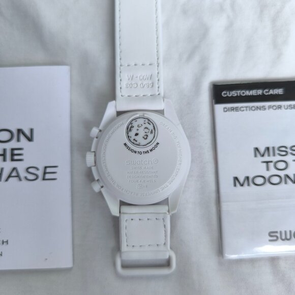 🆓⌚Swatch x Omega Moonswatch Mission To Moonphase Snoopy - Picture 4 of 5
